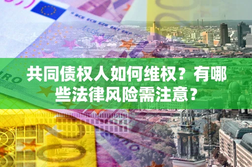 北京共同债权人如何维权？有哪些法律风险需注意？
