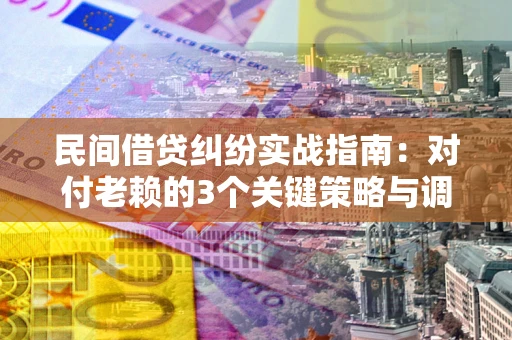 北京民间借贷纠纷实战指南：对付老赖的3个关键策略与调解盲区解析