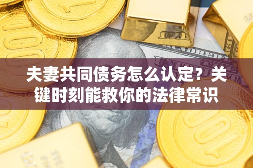 北京夫妻共同债务怎么认定？关键时刻能救你的法律常识